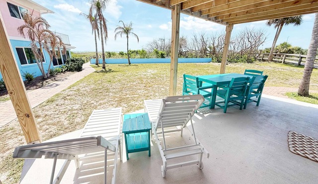 Fun Oceanfront 2 Bedroom Villa with Private Beach Access in Cocoa Beach in Cocoa Beach