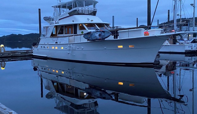 Gorgeous 3-Bedroom, 60ft Yacht in Enchanting Thorne Bay, Alaska By Sea, sleeps 6