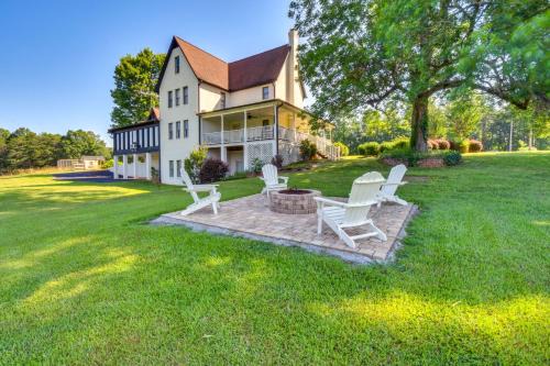 Home w/Fire Pit on 27 Acres in Walhalla!
