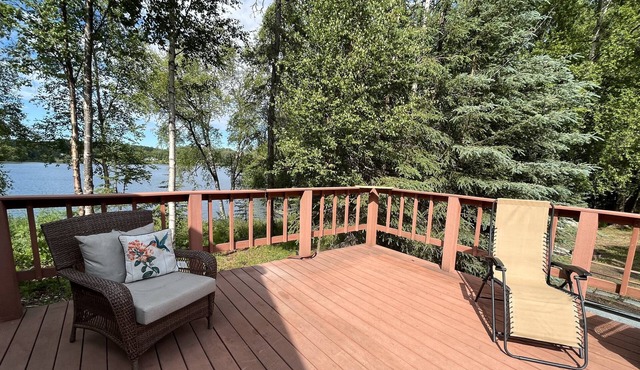 Kenai Peninsula Lakeside Rental- Daniel’s Lake. 2 Bedrooms, 1 bathroom, 8 acres