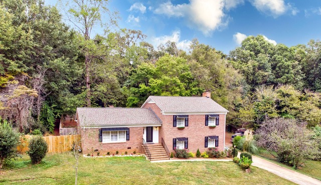 Large four bedroom in a quiet neighborhood.