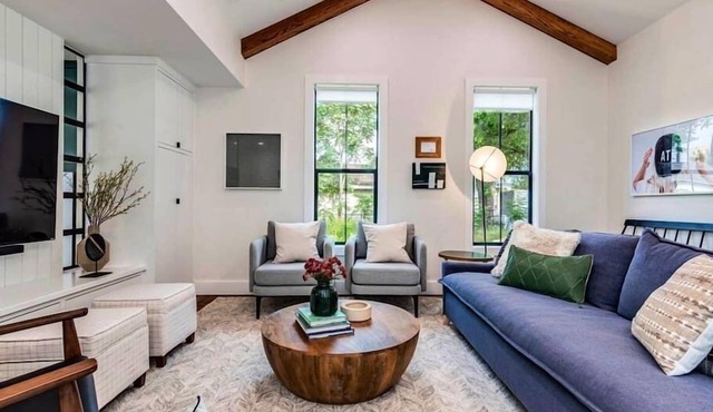 Modern Farmhouse with Rooftop Deck Downtown