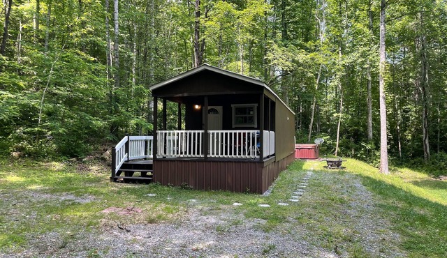 Mountain Creek Getaway-Covered Porch - Fire Pit - Charcoal Grill