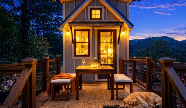 Original Timbercraft Denali Tiny Home Mtn Views Dog Yard Lake Glenville in Cullowhee