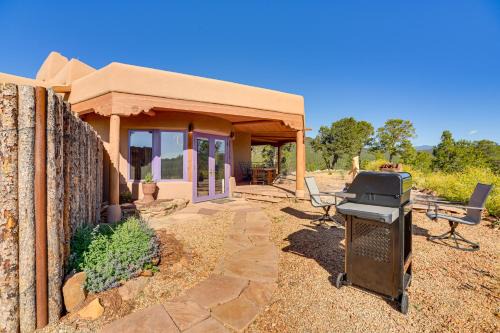 Panoramic Vistas: Glorieta Adobe Near Pecos River