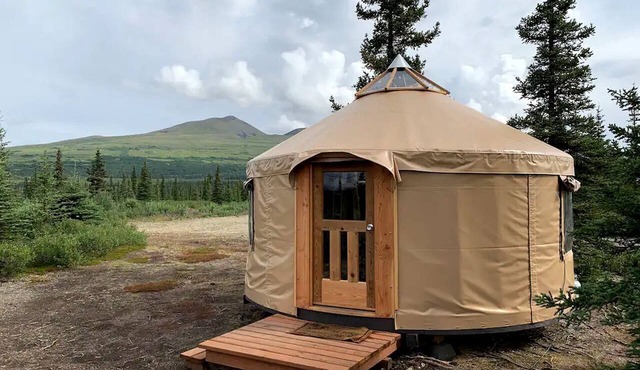 Peaceful Denali Accommodation for Yurt Glamping in Alaska