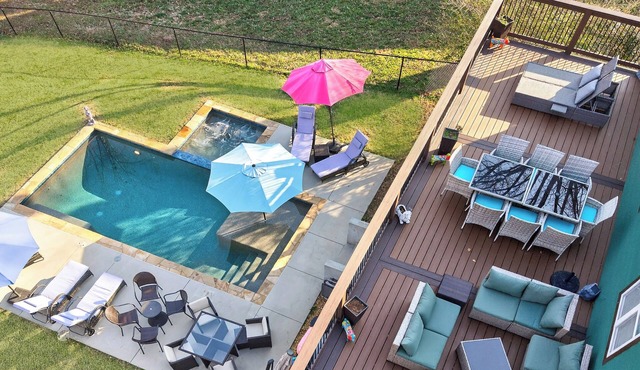 Private Atl Luxury Outdoor Oasis Pool/Hot Tub Walkable On Golf Course East Lake