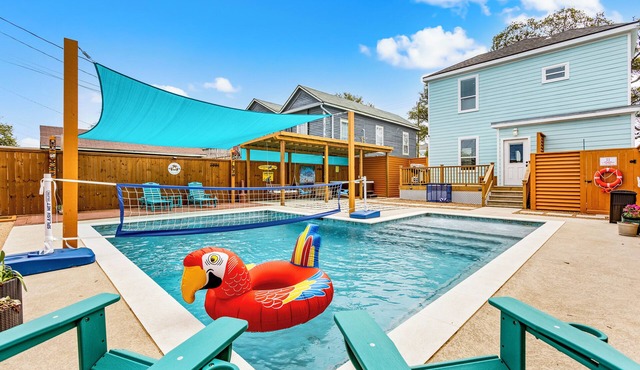 Private Pool & Hot Tub 2 Master Suites Walk To Beach Pet Friendly