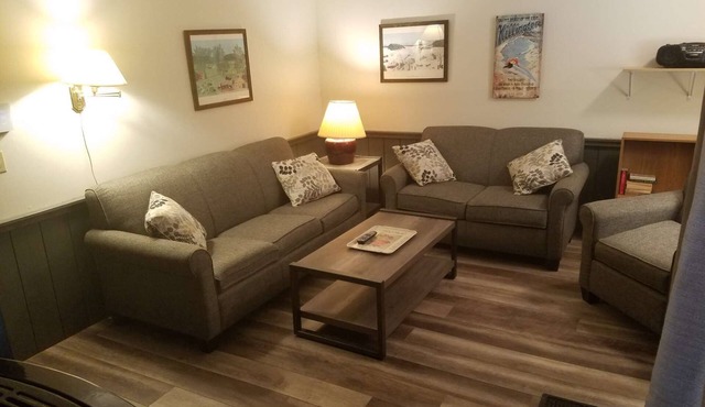 ☆ SKI ON & OFF! ☆ Spruce Glen D on Great Eastern Trail w/AC, Fireplace, Sauna