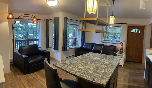 The Bear Den. Water view, eagle view, deer and black bear, cover deck and BBQ.