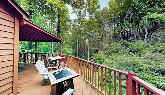 Updated Creekside Getaway with Private Waterfall | Near Asheville & Lake Lure