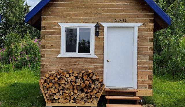 Wolf Cabin in the Heart of Moose Country Alaska!