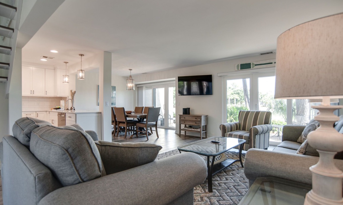 Sea Pines Condo | Spectacular Views of the 9th Fairway at Atlantic Dunes!