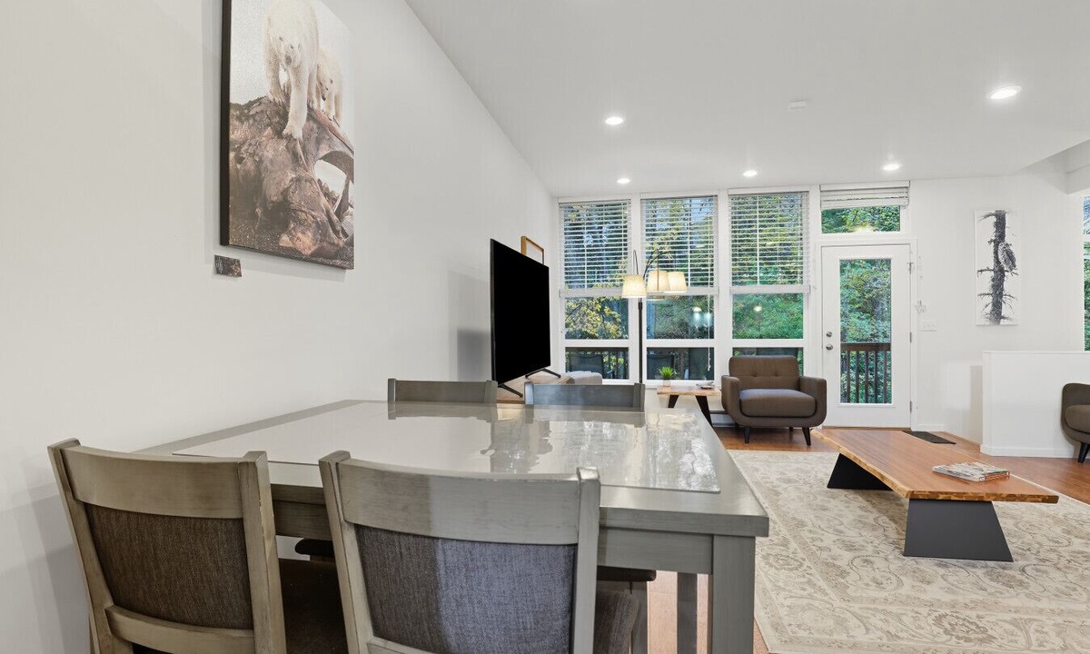 Spenard Apartment | The Forest Gallery | Creekside 3BR Retreat Near Airport & Downtown