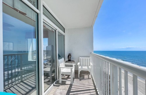 Arcadian Shores Condo | Sea Watch North 1016 - Spectacular Views From This Updated Oceanfront 3 Bedroom Retreat!