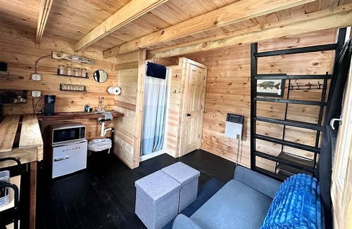 Denali House | Solar Powered Lakefront Twin Tiny Houses in Cantwell Alaska, Perfect for a Group Getaway to Denali National Park