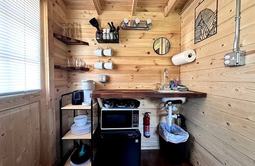 Denali Cabin | Eco-Friendly Lakefront Tiny House with Views of Panorama Mountain near Denali National Park