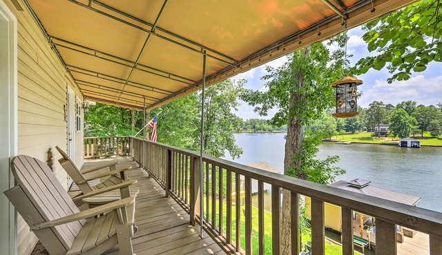 Lakefront Retreat w/Deep Water + Great Views!