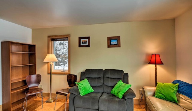 Walk to Town & Coast: Anchorage Condo w/Fireplace